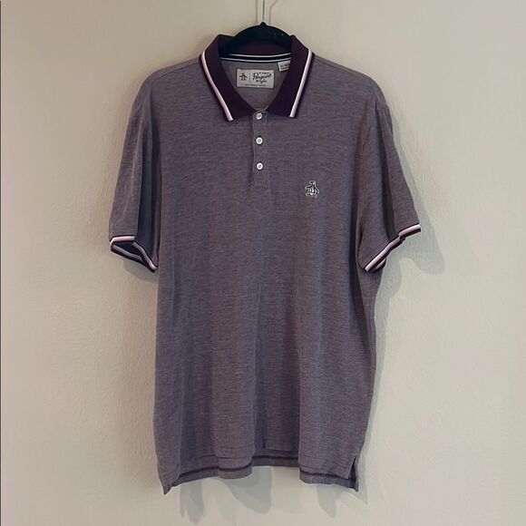 Penguin Purple Polo Shirt - Picture 1 of 6